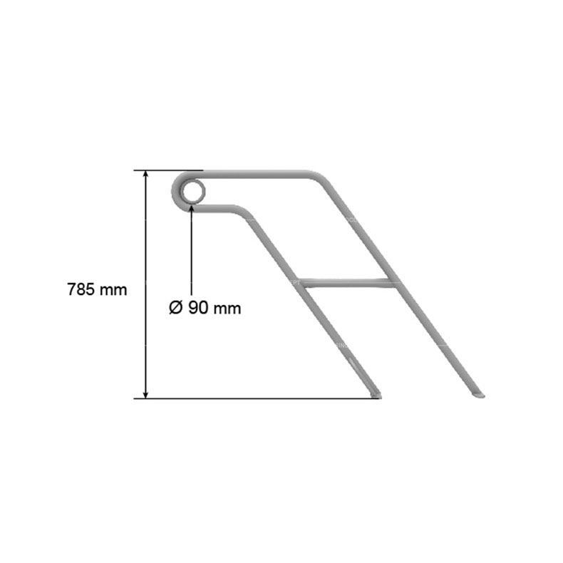 Dimensions ratelier vélo 460