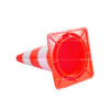 Plot de signalisation et pour travaux en PVC orange de 50 cm