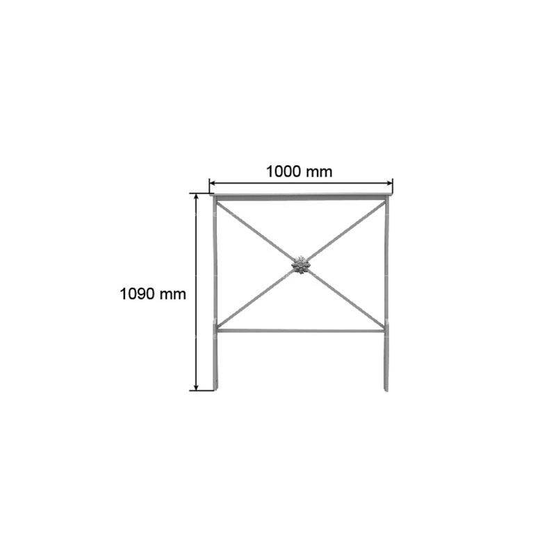 Dimensions barrière Saint Georges.