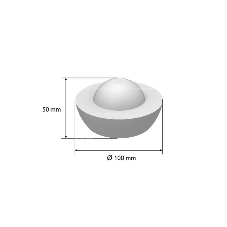 Dimensions plot routier en verre.